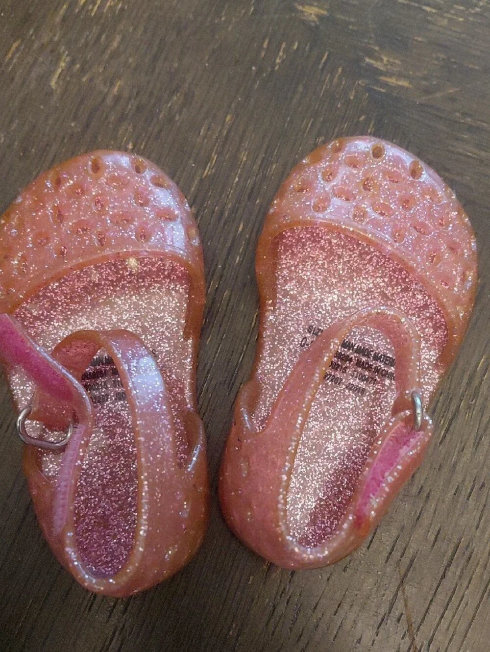 Lot Of Little Girl Jelly Sandals and Faux Fur Slides - Pink/White